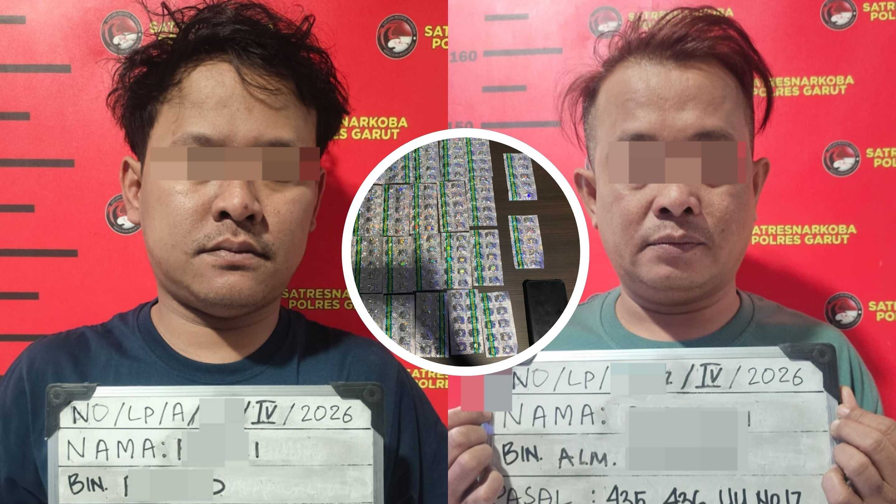 Satres Narkoba Polres Garut Amankan Dua Pengedar Obat Terlarang di Tarogong Kidul